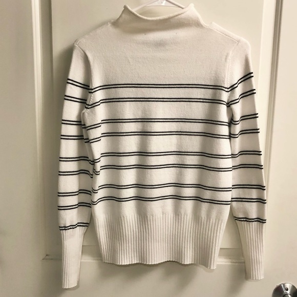 French Connection Striped Turtleneck Sweater - Picture 3 of 4
